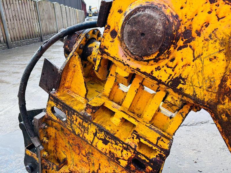 HYDRAULIC DEMOLITION SHEAR TO SUIT 10-12 TON EXCAVATOR *VIDEO*