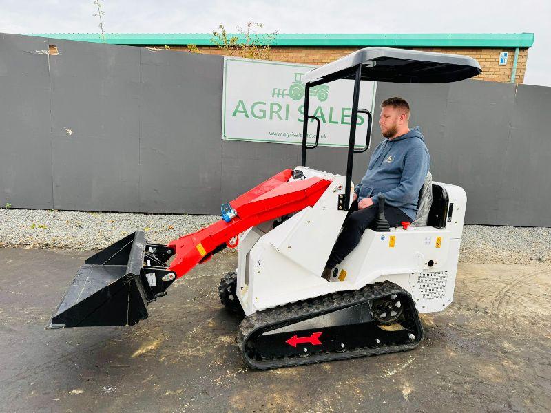 BISONTEK MP360 TRACKED SKIDSTEER LOADER*JOYSTICK CONTROLS*VIDEO*
