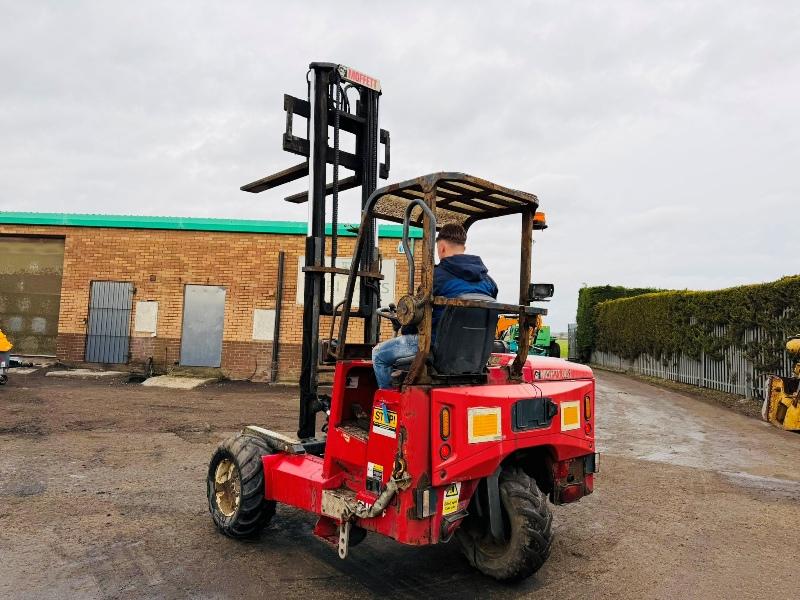 MOFFETT M5 25.3TL FORKLIFT*C/W KUBOTA ENGINE*1454 HOURS*VIDEO*