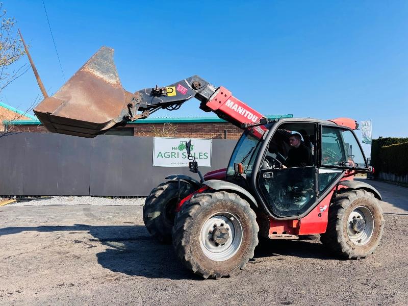 MANITOU MLT 634 TELEHANDLER *C/W BUCKET AND PALLET TINES*VIDEO*