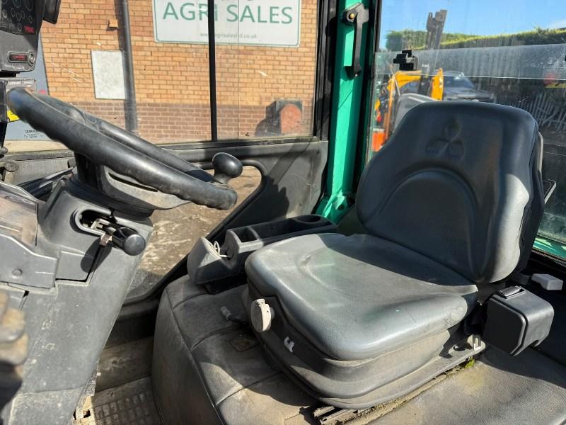 MITSUBISHI FD30NT FORKLIFT*C/W PALLET TINES*YEAR 2015*VIDEO*