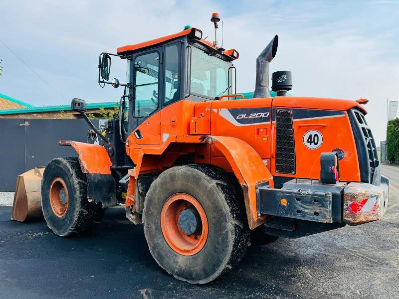 DOOSAN DL200-5 LOADING SHOVEL*C/W BUCKET*YEAR 2019*VIDEO*