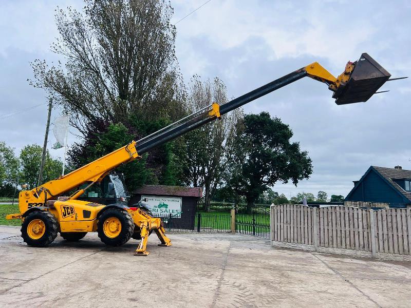 JCB 532-120 4WD TELEHANDLER *12 METERS, 7666 HOURS* C/W TINES & BUCKET *VIDEO*