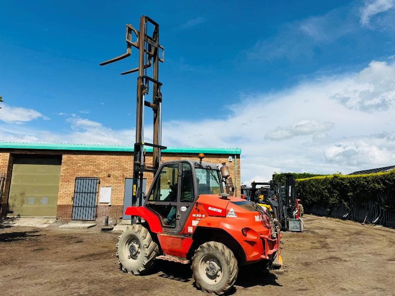 MANITOU M30-4 FORKLIFT*C/W PUH*YEAR 2015*7904 HOURS*VIDEO*