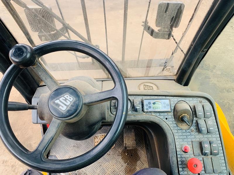 JCB 35D TELETRUK*YEAR 2018*C/W HYDRAULIC MUCK GRAB BUCKET*VIDEO*