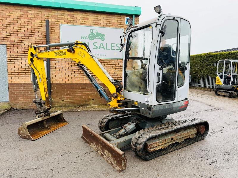 WACKER NEUSON EZ28 EXCAVATOR*C/W VDS*YEAR 2016*VIDEO*