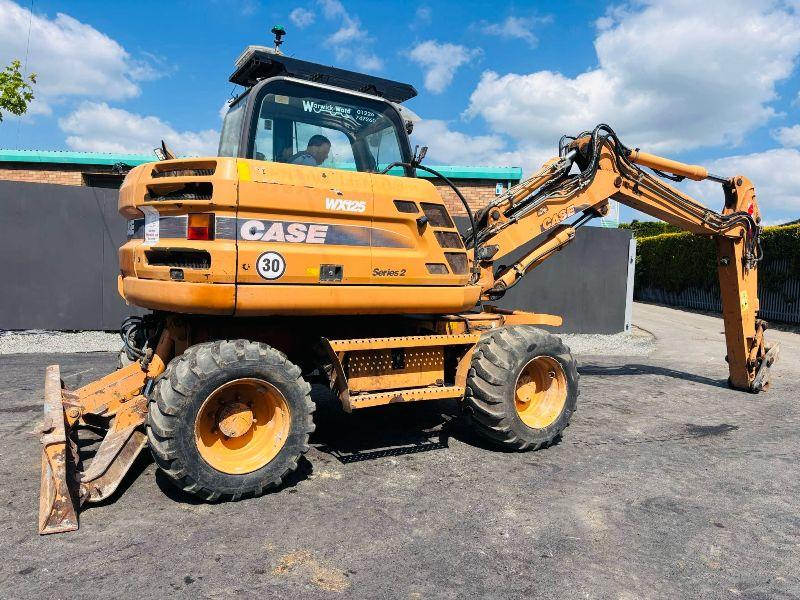 CASE WX125 WHEELED EXCAVATOR *C/W QUICK HITCH*VIDEO*