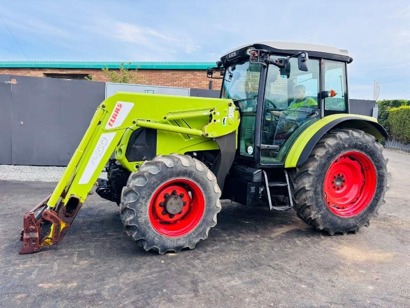 CLAAS AXOS 320 CX*C/W FL100 FRONT LOADER*ONLY 702 HOURS*YEAR 2010*VIDEO*
