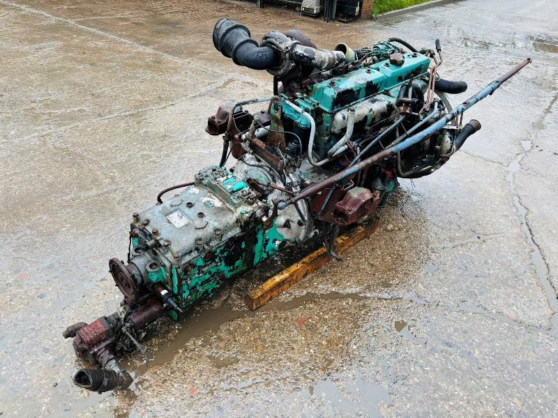 VOLVO TURBO 6 CYLINDER ENGINE & GEAR BOX *VIDEO*
