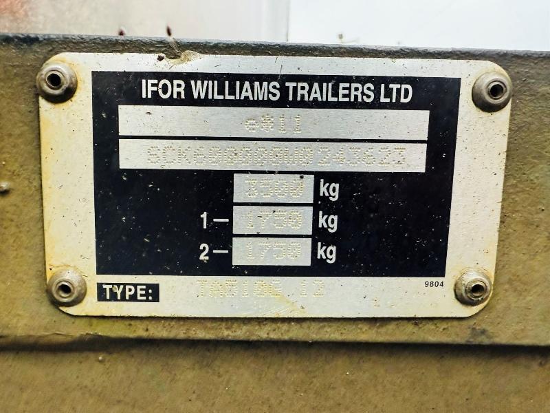 IFOR WILLIAMS CATTLEBOX TRAILER*C/W PARTITION*VIDEO*