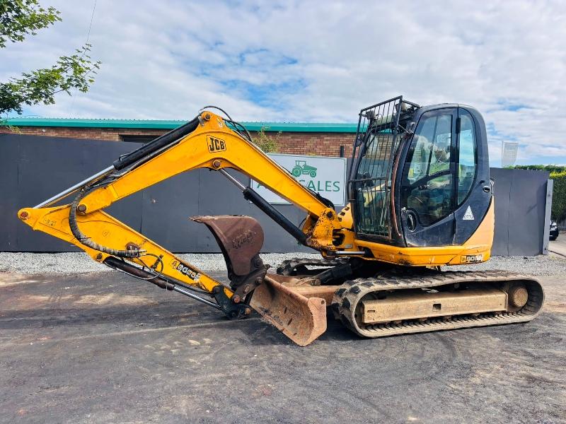 JCB 8080 TRACKED EXCAVATOR*YEAR 2010*C/W BUCKET*VIDEO*