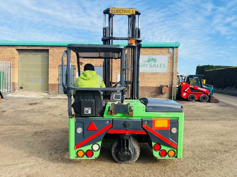MOFFETT E4 20.1 2 TONNE ELECTRIC FORKLIFT*YEAR 2016*VIDEO*