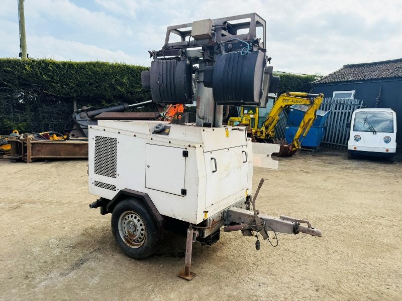 BRUNO GENERATORS SITE LIGHT 908P *8 KVA GENERATOR*VIDEO*