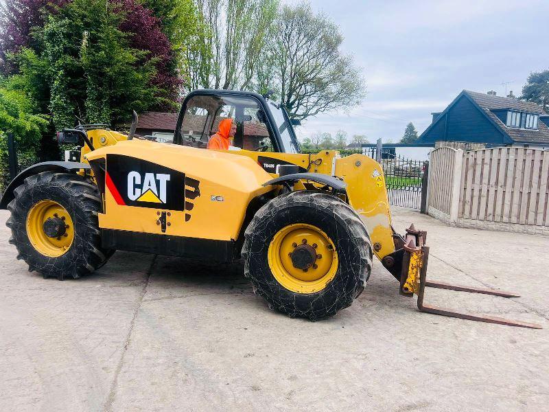 CATERPILLAR TH406AG 4WD TELEHANDLER *AG-SPEC , YEAR 2012* C/W PALLET TINES *VIDEO*