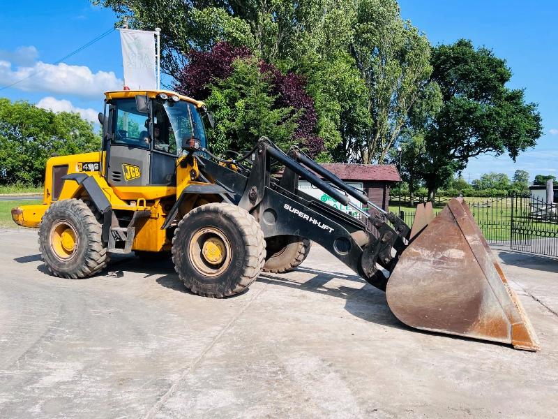JCB 436EHT 4WD WASTE MASTER LOADING SHOVEL C/W BUCKET *VIDEO*