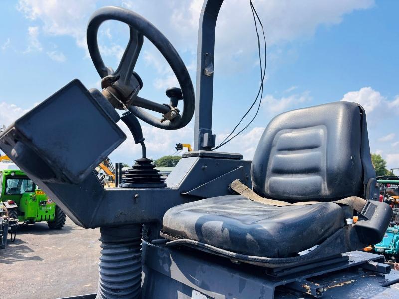 BENFORD TV1300 DOUBLE DRUM VIBRATING ROLLER*C/W SAFETY FRAME*VIDEO*
