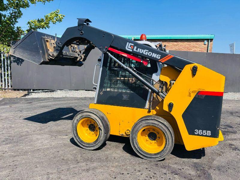 LIUGONG 365B SKIDSTEER *C/W BUCKET* 1 OWNER FROM NEW*YEAR 2016*VIDEO*