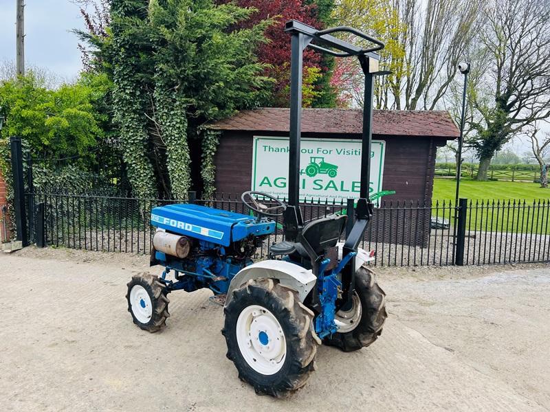 FORD 1210 4WD COMPACT TRACTOR C/W ROLE BAR *VIDEO*