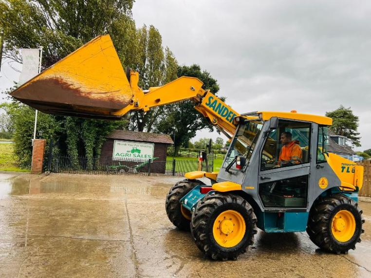 SANDERSON TL6MT 4WD TELEHANDLER *ONLY 2515 HOURS* C/W BUCKET 