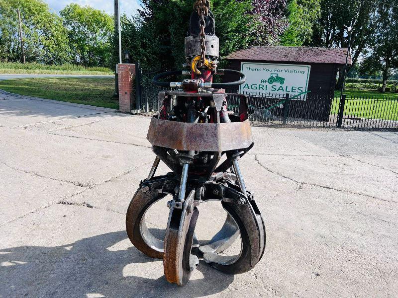 HYDRAULIC 5 TINE ROTATING SCRAP GRAB TO SUIT SCRAP HANDLER 