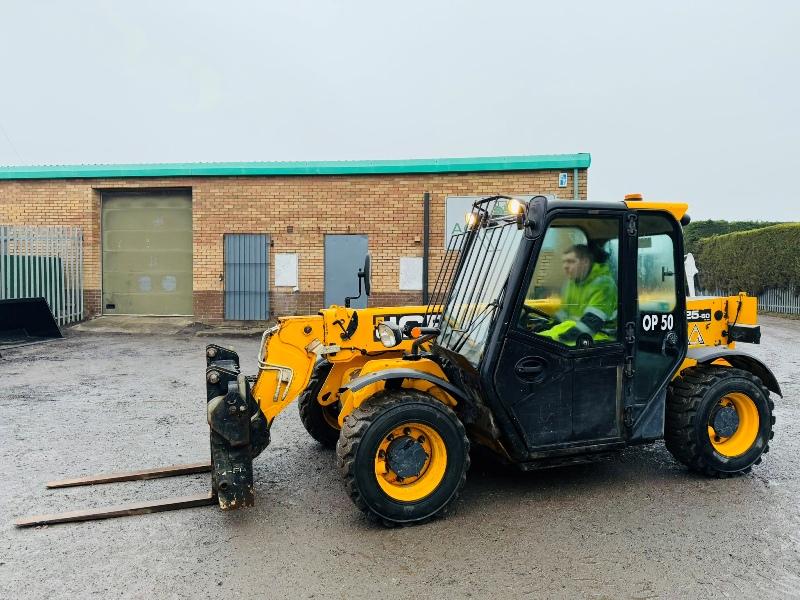 JCB 525-60 HI VIZ TURBO TELEHANDLER*YEAR 2019*C/W BUCKET & TINES*VIDEO*