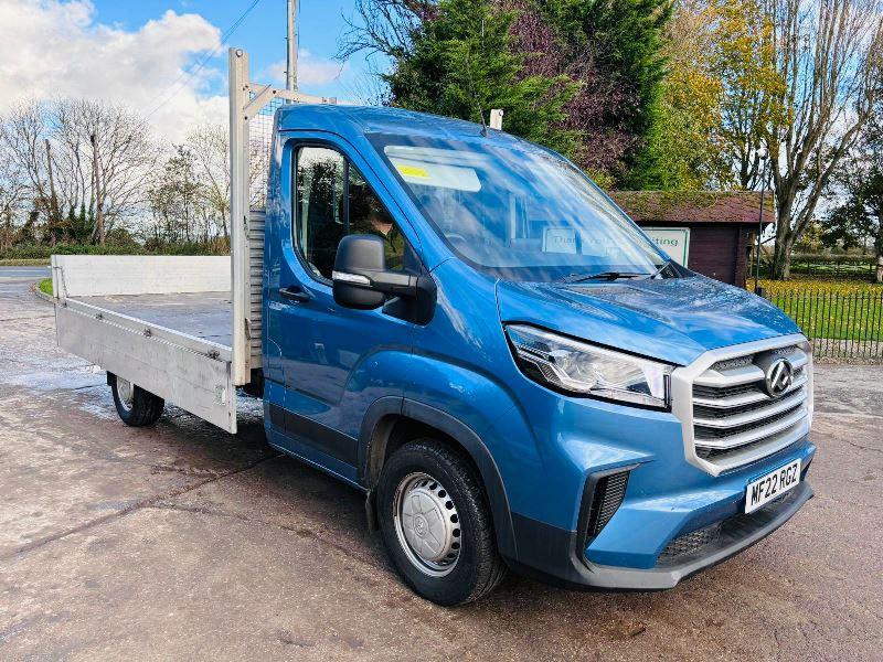 MAXUS DELIVER 9 DROP SIDE PICKUP *YEAR 2022* C/W 13FT ALUMINUM DROP SIDE BODY