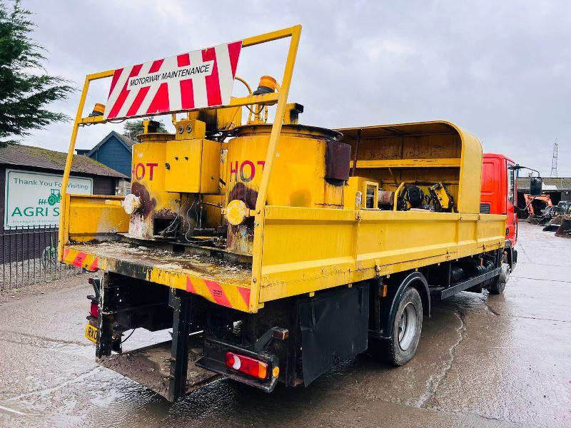 IVECO 100E18 4X2 LINE MARKER LORRY C/W MANUAL GEAR BOX *VIDEO*