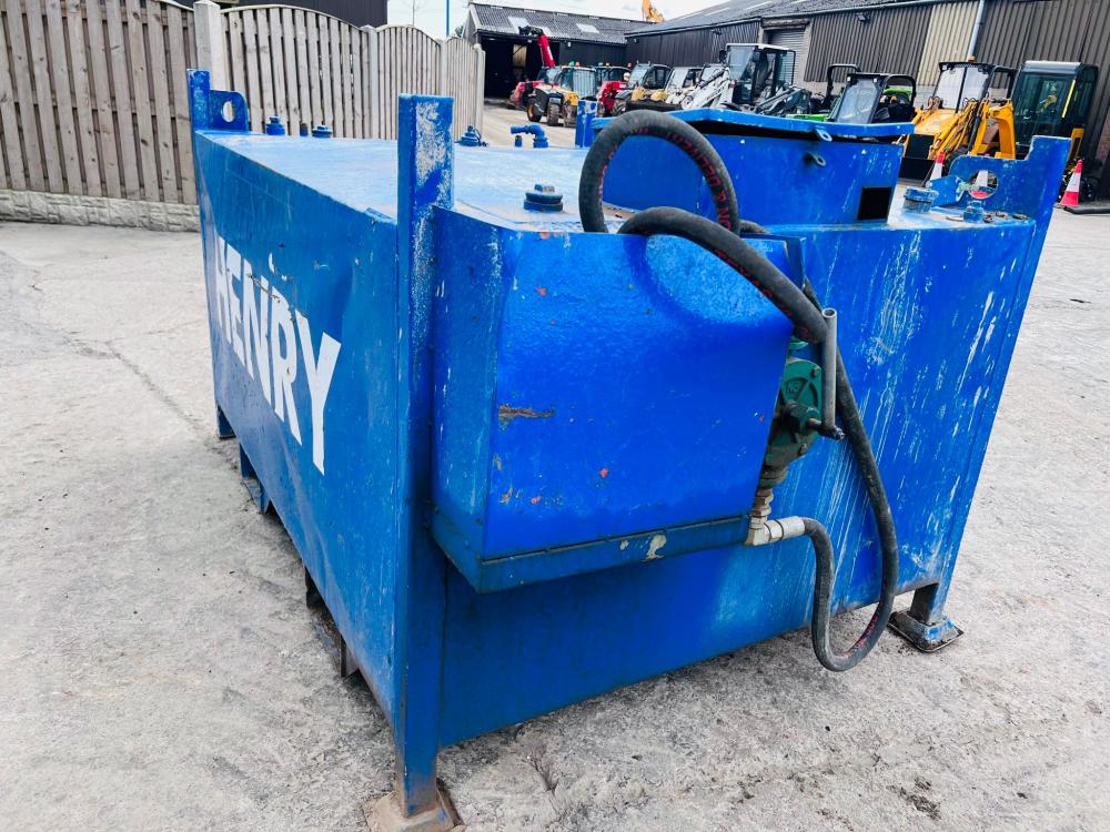 STATIC BUNDED FUEL BOWSER C/W MANUAL PUMP 