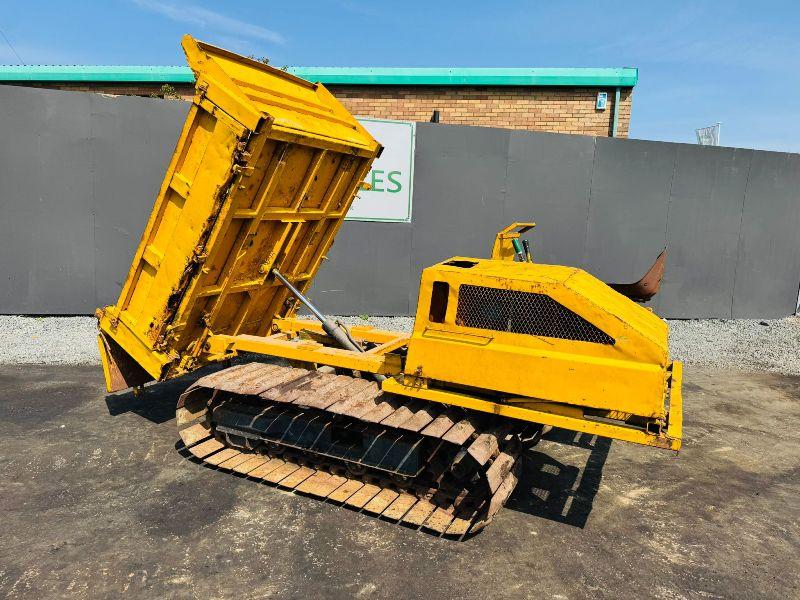 3 TONNE TRACKED DUMPER*C/W HYDRAULIC TIP*VIDEO*