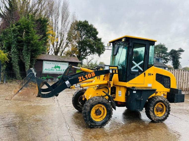 ZL10B 4WD LOADING SHOVEL C/W BUCKET * VIDEO *
