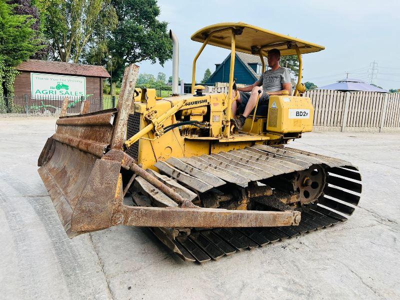 MITSUBISHI BD2P DOZER C/W STRAIGHT BLADE & TILT *VIDEO*