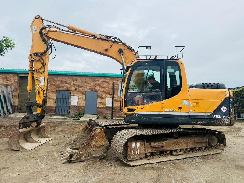 HYUNDAI ROBEX 140LCM-9 EXCAVATOR*C/W 2 BUCKETS*YEAR 2014*VIDEO*