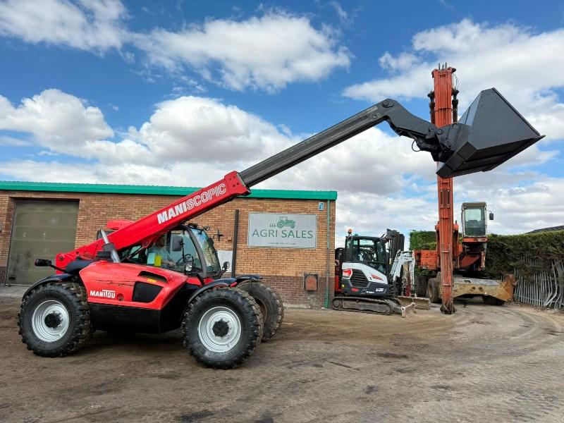 MANITOU MLT 741 TURBO TELEHANDLER*C/W BUCKET*AG SPEC*VIDEO*