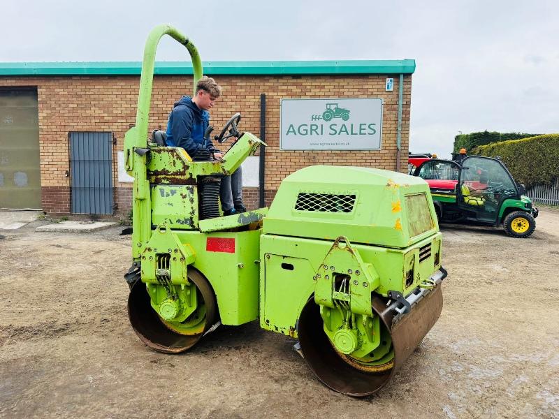 BENFORD TV1200 DOUBLE DRUM ROLLER*C/W KUBOTA ENGINE*VIDEO*