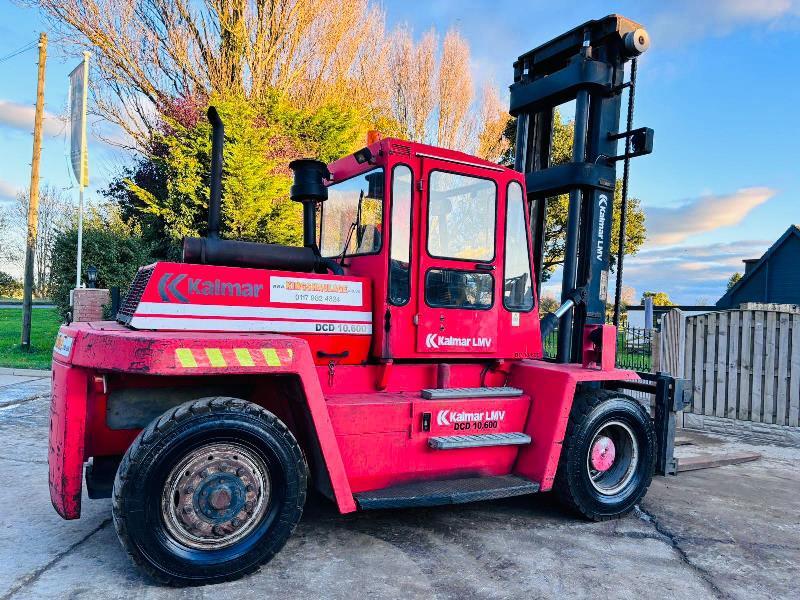 KALMAR LMV DCD 10.600 DIESEL FORKLIFT C/W VOLVO ENGINE *VIDEO*