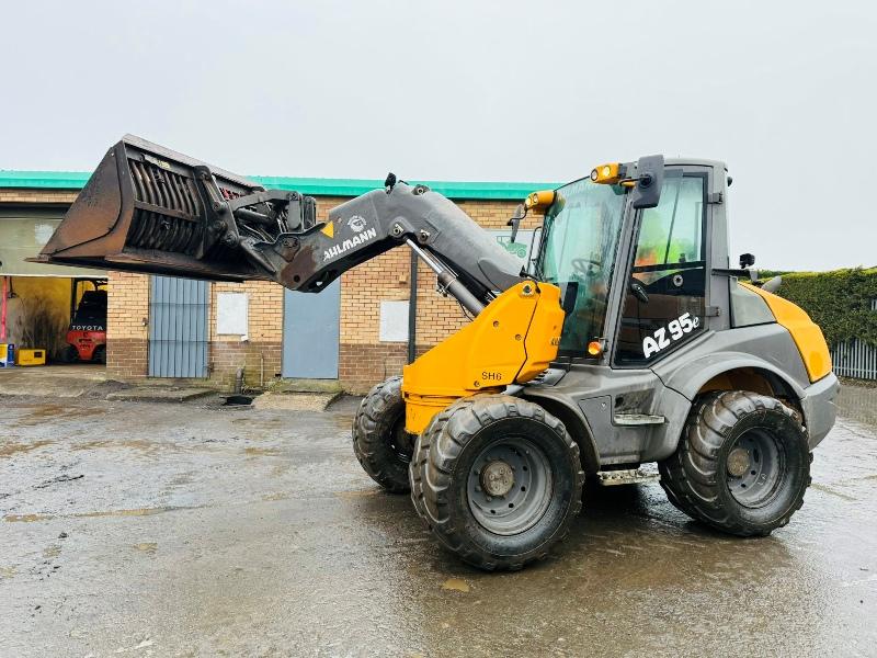 MECALAC N506 E125 ARTICULATED WHEELED LOADER*C/W BUCKET*VIDEO*