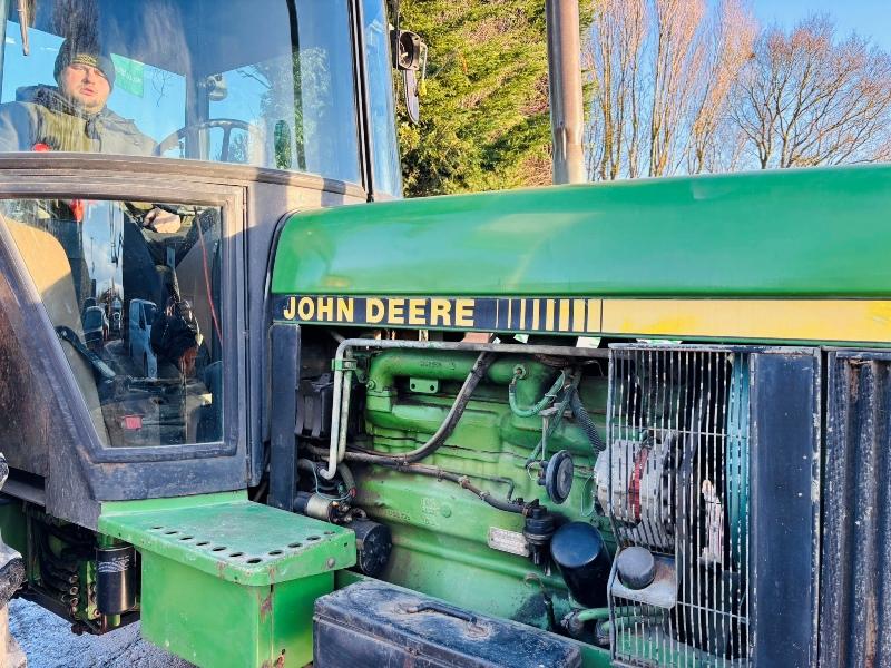 JOHN DEERE 3050 4WD TRACTOR * 40K * C/W REAR LINKAGE *VIDEO*
