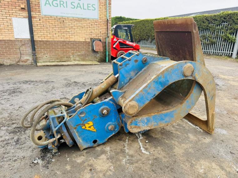 ARDEN HYDRAULIC ROTATING ROCK GRAPPLE*YEAR 2011*VIDEO*