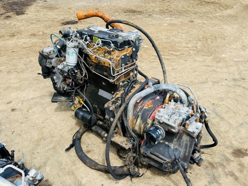 4 CYLINDER PERKINS PHASER ENGINE*C/W TRANSMISSION*3 LEFT*VIDEO*
