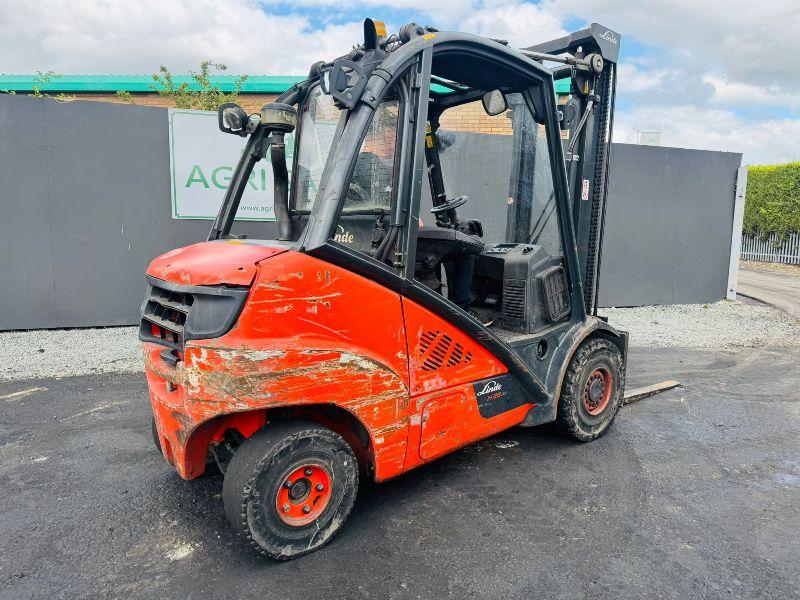 LINDE H35D-02 FORKLIFT*C/W PALLET TINES*YEAR 2016*VIDEO*