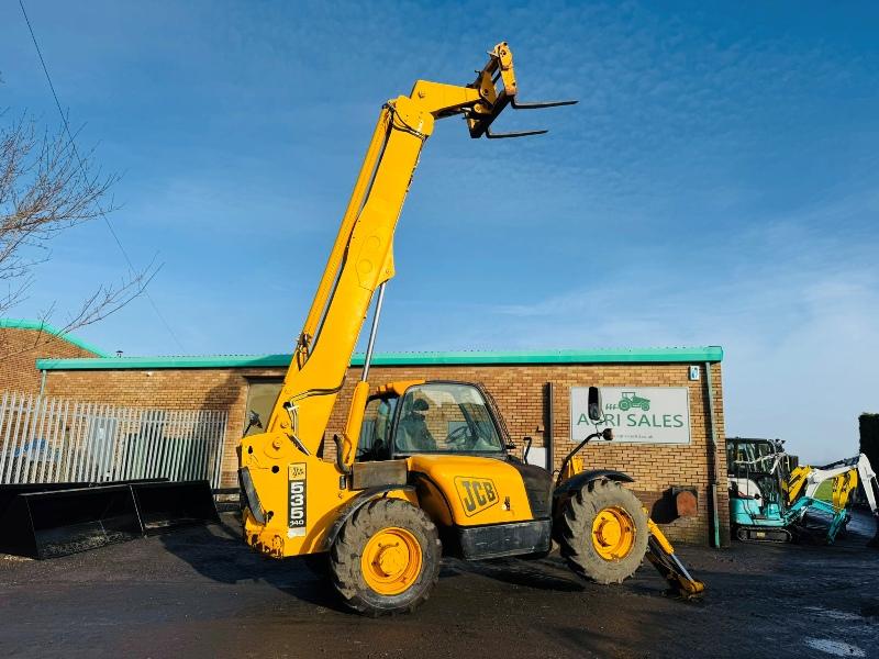 JCB 535-140 TELEHANDLER*C/W PALLET TINES*VIDEO*