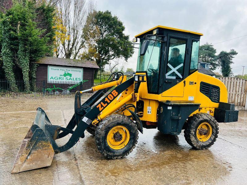 ZL10B 4WD LOADING SHOVEL C/W BUCKET * VIDEO *