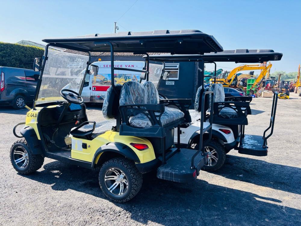 *NEW UNUSED**RACCOON RC-G4.0 ELECTRIC GOLF CART*CHOICE OF 4*VIDEO*