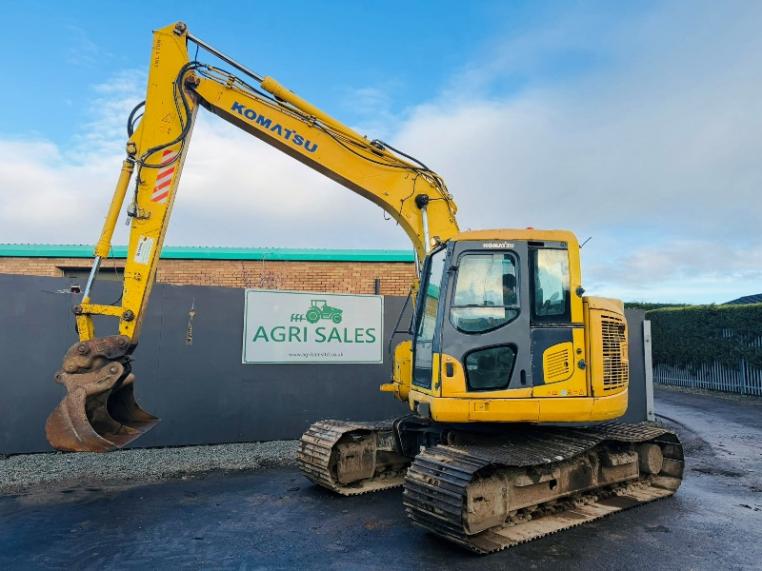 KOMATSU PC138 US EXCAVATOR*ENGINE SMOKES*C/W BUCKET*YEAR 2013*VIDEO*