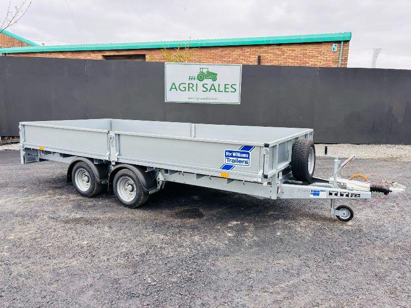 *NEW UNUSED 2025* IFOR WILLIAMS 14FT 6 TWIN AXLE TRAILER *C/W SIDES AND RAMP* (CHOICE OF 8)
