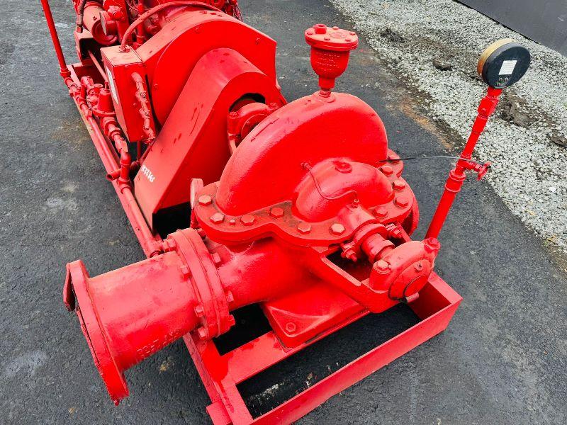 CUMMINGS N-855-F 6 INCH WATER PUMP *C/W 6 CYLINDER ENGINE*VIDEO*