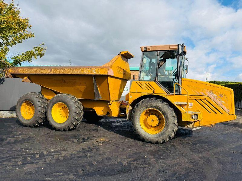 HYDREMA 922C 6X6 ARTICULATED DUMPTRUCK*C/W TAILGATE & REVERSE CAMERA*VIDEO*