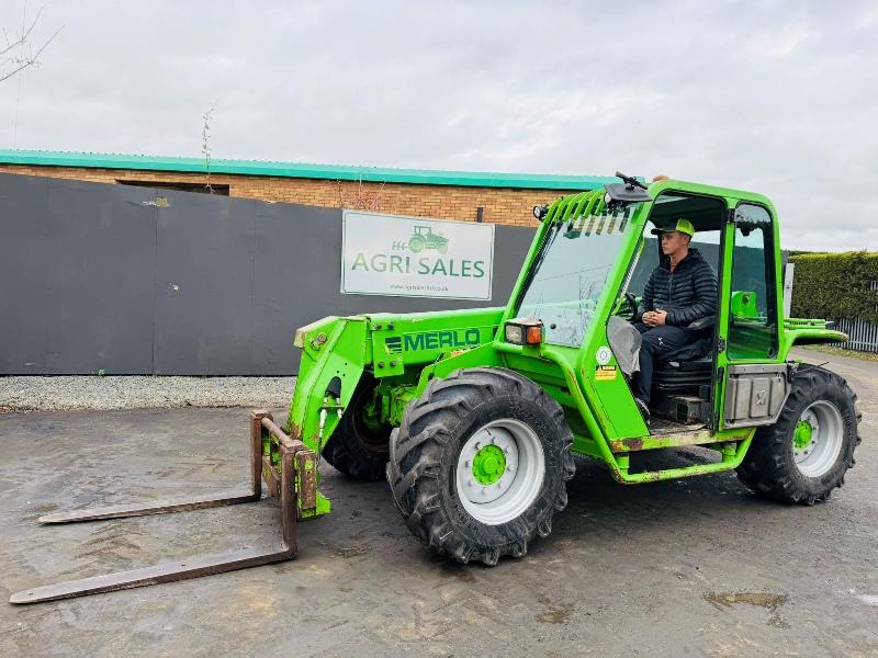 MERLO P26.6SPT TELEHANDLER*C/W PALLET TINES*VIDEO*
