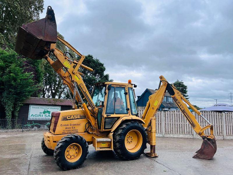 CASE 580SK 4WD BACKHOE DIGGER C/W EXTENDING DIG & 2 X BUCKETS *VIDEO*