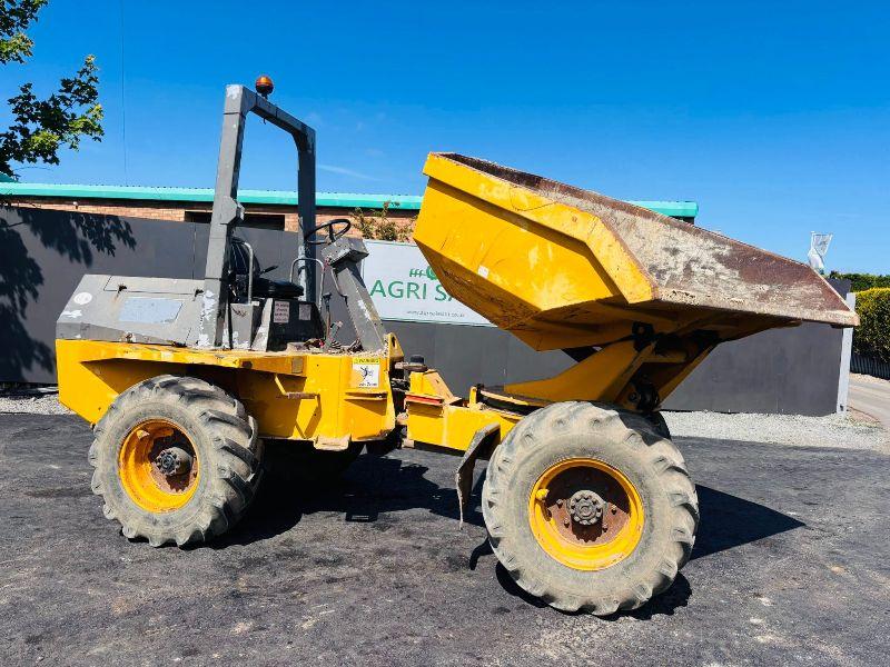 BENFORD 6 TONNE SWIVLE TIP DUMPER*C/W PERKINS ENGINE*VIDEO*